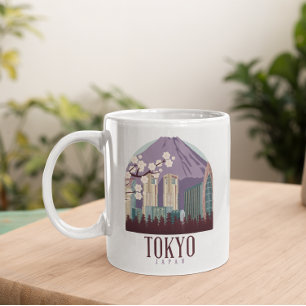 Tokio Japan Japan Vintage Reise Kaffeetasse