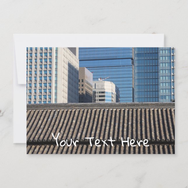 Tokio, Japan-Karte (Vorderseite)