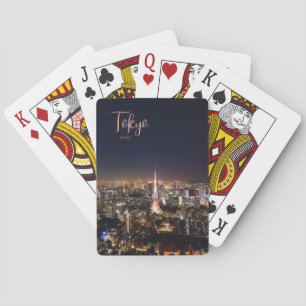 Tokio Japan Panorama Spielkarten Geschenk Andenken