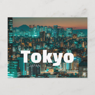 Tokio Japan Reise Szenerie Postkarte