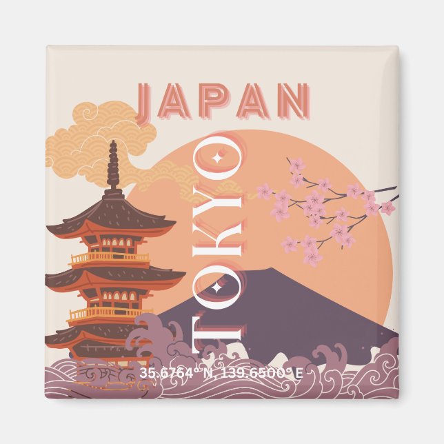 Tokio Japan Reisen Kunst, Kultur und Kultur Magnet (Vorne)