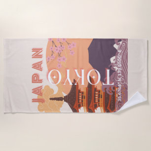 Tokio Japan Reisen Kunst, Kultur und Kultur Strandtuch
