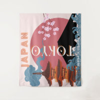 Tokio Japan Reisen Kunst, Retro Art Reisen