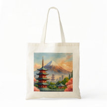 Tokio Japan Stadtansicht Aquarell Souvenir