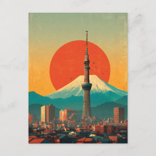 Tokio Japan vintage Postkarte