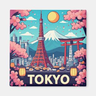 🧲 Tokio-Kirschblüten-Reise-Erinnerung Japan 🌸 Magnet