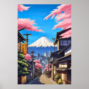 Tokio Mt Fuji  Poster