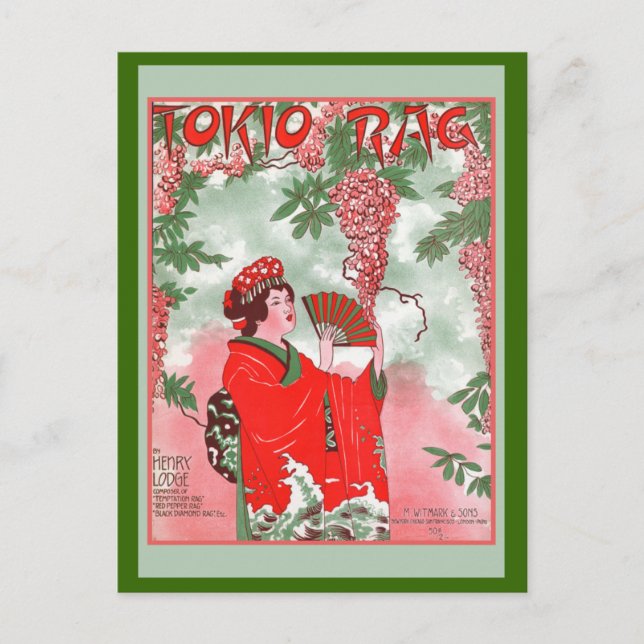 Tokio Rag Postkarte (Vorderseite)