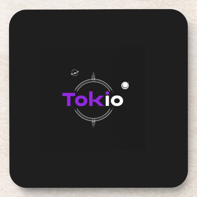 Tokio Samurai Getränkeuntersetzer (Vorderseite)