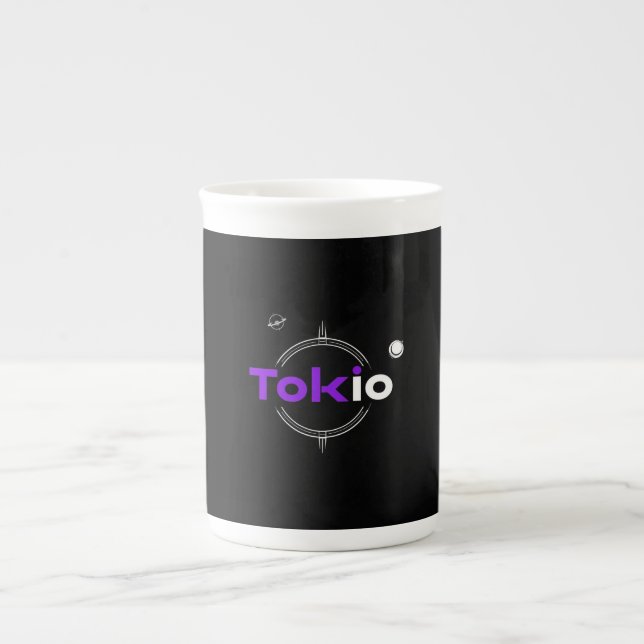 Tokio Samurai Prozellantasse (Vorderseite)