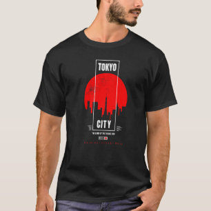 Tokio Stadt das Land der aufsteigenden Sonne T-Shirt
