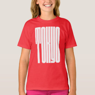 Tokio Stadt fettgedruckte Typografie T-Shirt