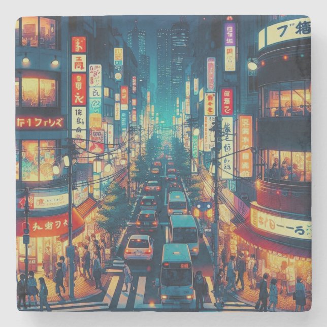 Tokio Steinuntersetzer (Vorderseite)