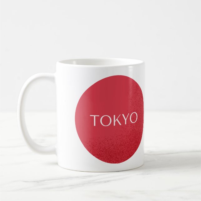Tokio und andere Städte Kaffeetasse (Links)