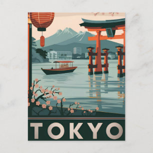 Tokio Vintage Postkarte