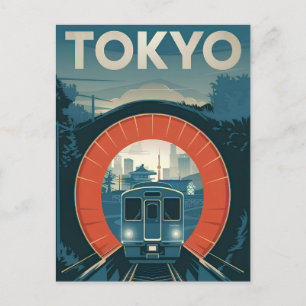 Tokio Vintage Postkarte