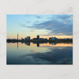 Tokioter Skytree, Arakawa Flussufer: Tokio Postkarte