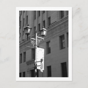 Tokioter Straßenlaternen: Gasstraße, Ginza Postkarte