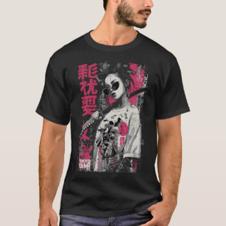 Tokioter Yami – Schattenkriegerin mit japanischem T-Shirt