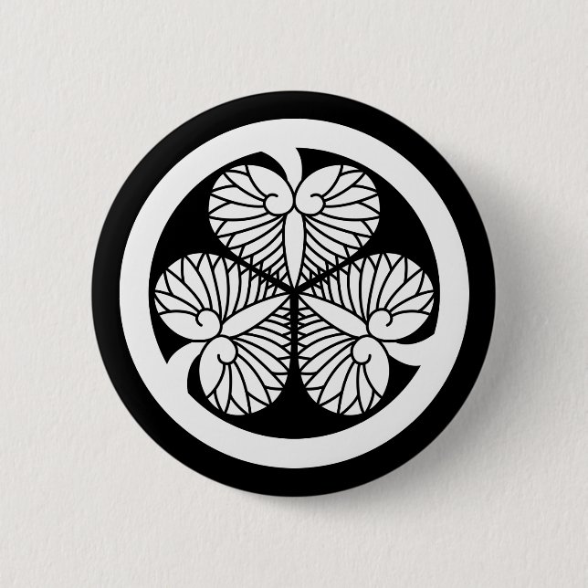 Tokugawa hollyhock 9(8th Yoshimune)23 Button (Vorderseite)