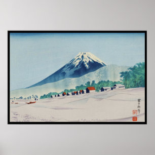 Tokuriki Tomikichiro 6 Ansichten von Fuji-Kunst Poster