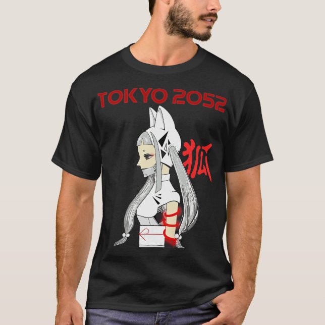 Tokyo 2052 2 Kitsune Shinobi 2 T-Shirt Premium (Devant)