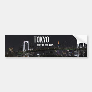 Tokyo bis zum Nacht Autoaufkleber