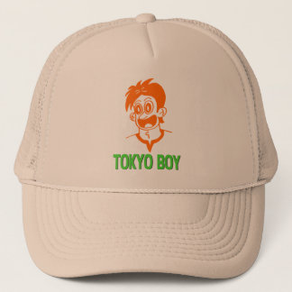 Tokyo Boy (Orange&Green Line) Hat Truckerkappe