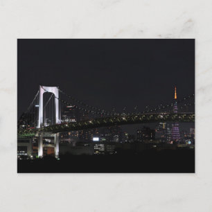 Tokyo by Night Postcard Postkarte