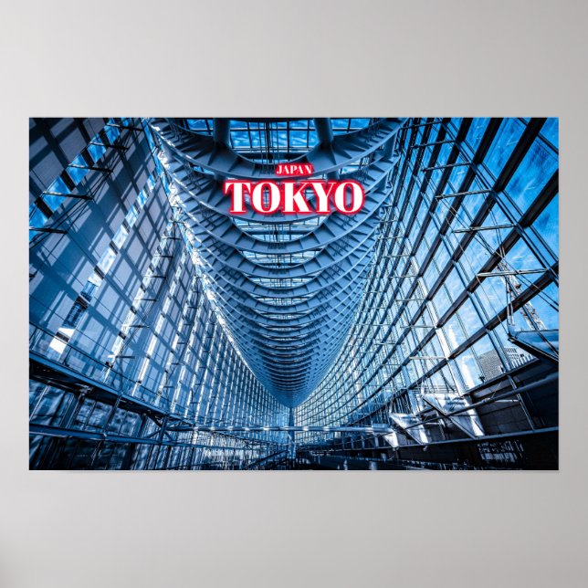 Tokyo City Architecture - Japan Poster (Vorne)