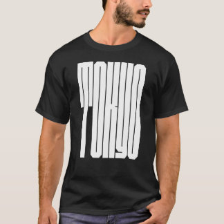 Tokyo City fette Typografie T-Shirt