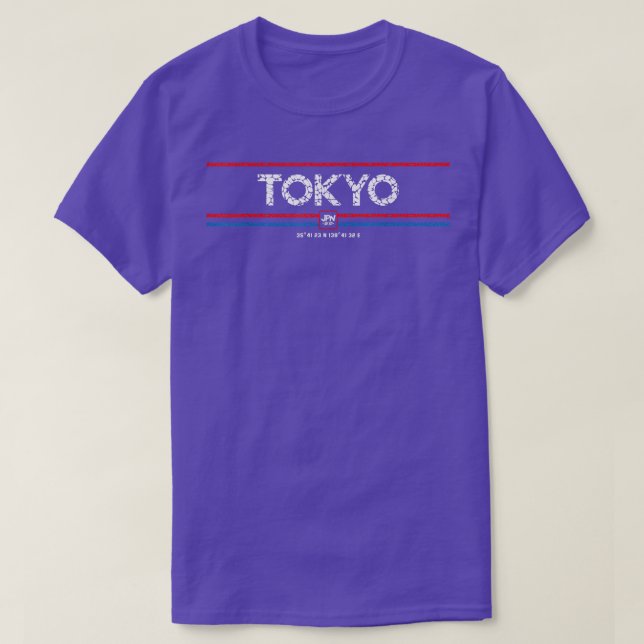 Tokyo Coordinates  T-Shirt (Design vorne)