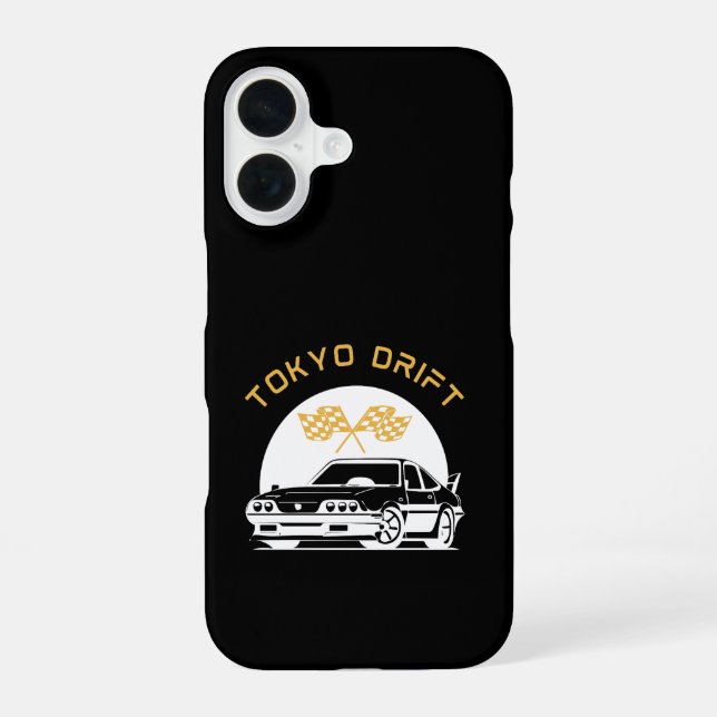 Tokyo Drift iPhone 16 Hülle (Rückseite)