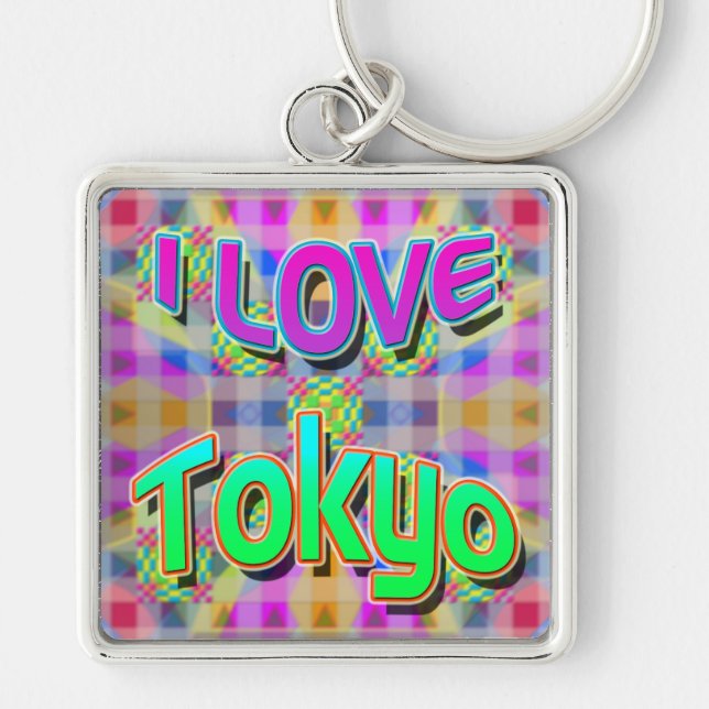 Tokyo Festival 1 Schlüsselanhänger "I LIEBE Tokyo" (Vorne)