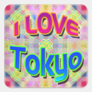Tokyo Festival 3 "I LIEBE Tokyo" Aufkleber