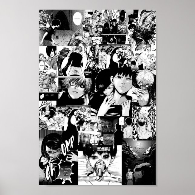 Tokyo Ghoul Manga Collage Poster (Vorne)