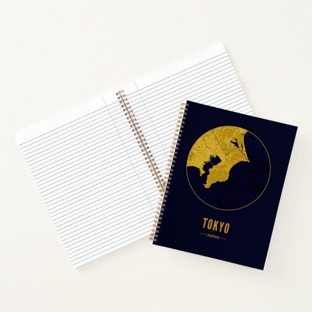 Tokyo Golden Map Notizbuch (Innenseite)