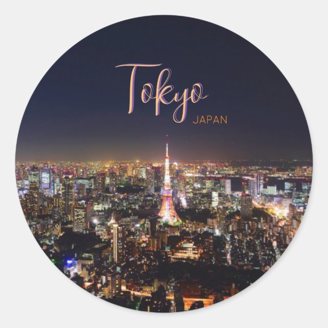 Tokyo Japan Aufkleber Souvenir Memento Geschenk Ja (Vorderseite)