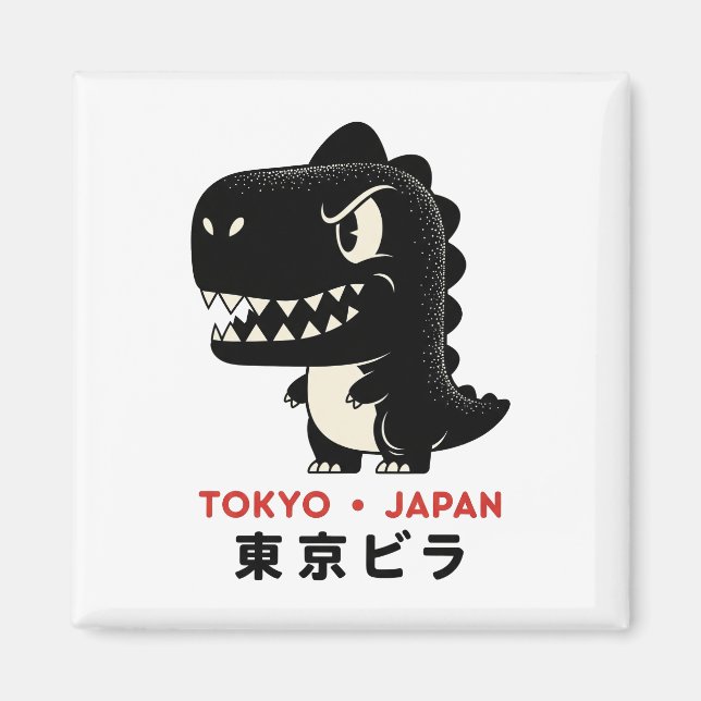 TOKYO JAPAN GODZILLA MAGNET (Vorne)