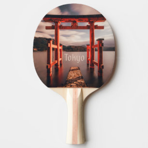 Tokyo Japan Lake Mountains Tischtennis Schläger