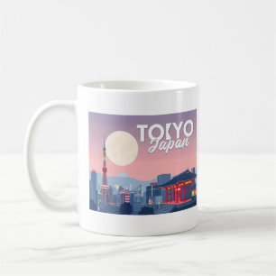 Tokyo Japan Pastelltravel Design Kaffeetasse