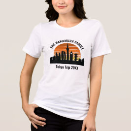 Tokyo Japan Sunset Custom Trip Women's Tri-Blend Shirt