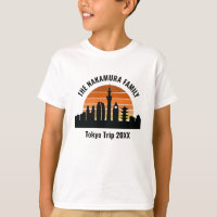 Tokyo Japan Sunset Custom Vacacation Kids