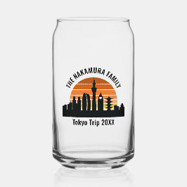 Tokyo Japan Sunset Custom Vacation Souvenir Dosenglas