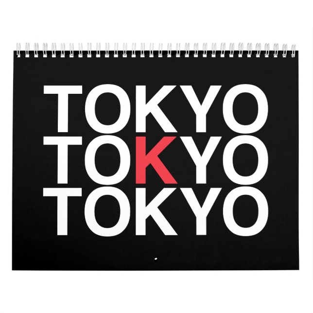 TOKYO japanische Flagge Kalender (Titelbild)