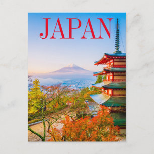 Tokyo Japon Carte postale du Mont Fuji