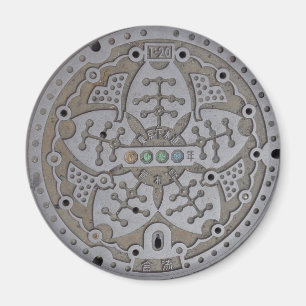 Tokyo-Kanaldeckel Magnet