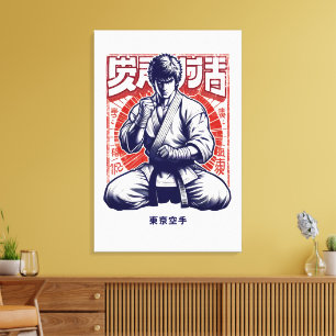 Tokyo Karate Leinwanddruck