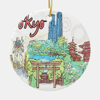 Tokyo Keramikornament