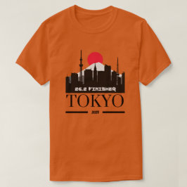 Tokyo Marathon Finisher 2025, Personalisiert Laufe T-Shirt